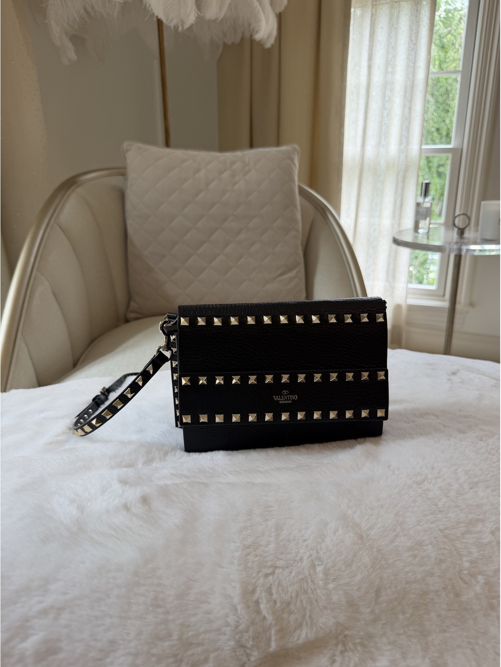 Valentino Garavani Rockstud Flap Crossbody / Clutch